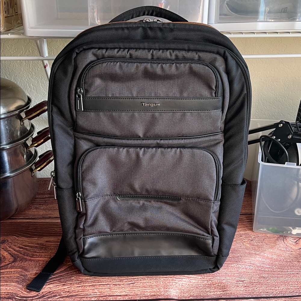 Targus Charcoal and Black Men's Backpack